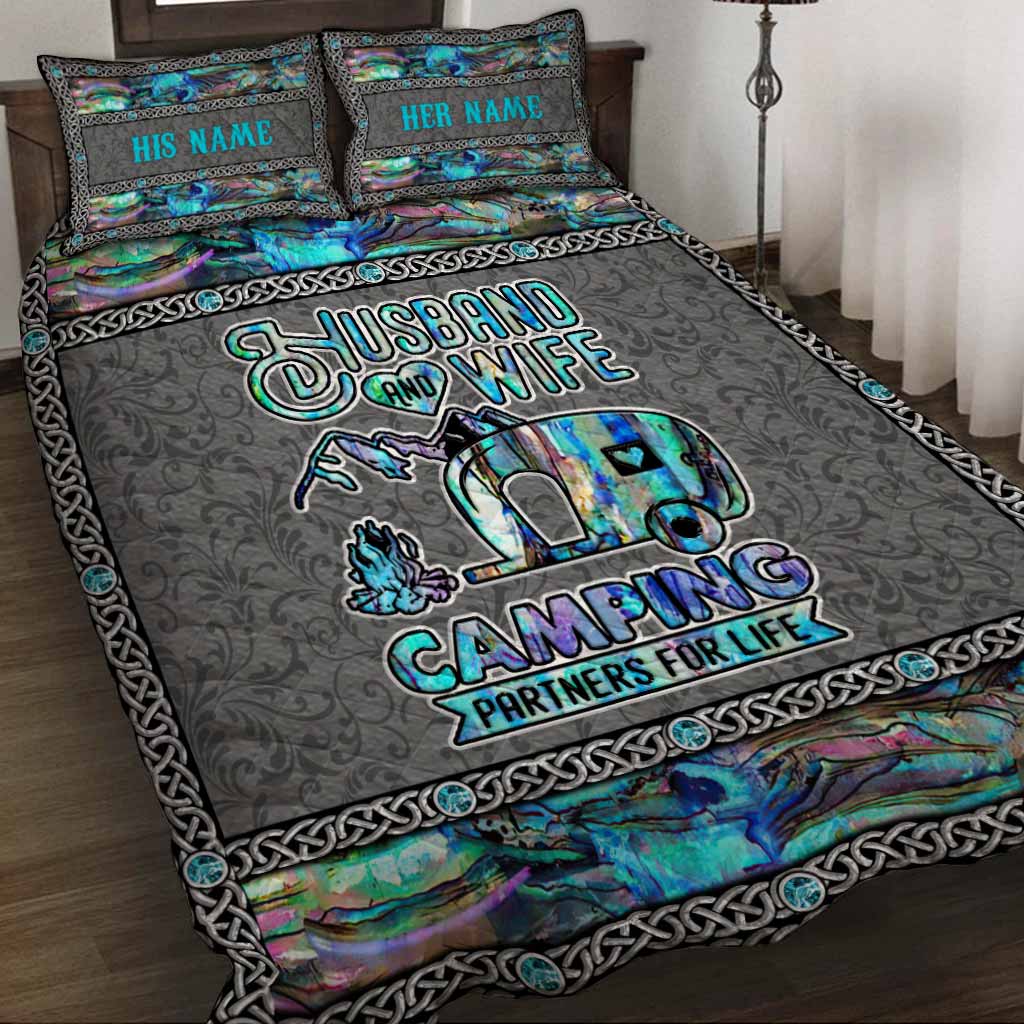 Camping Partner For Life - Personalized Quilt Set