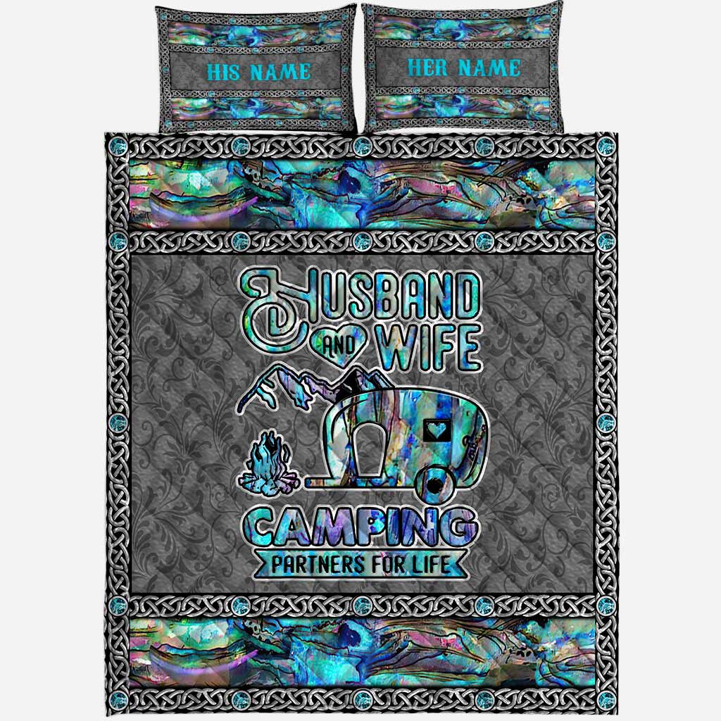 Camping Partner For Life - Personalized Quilt Set