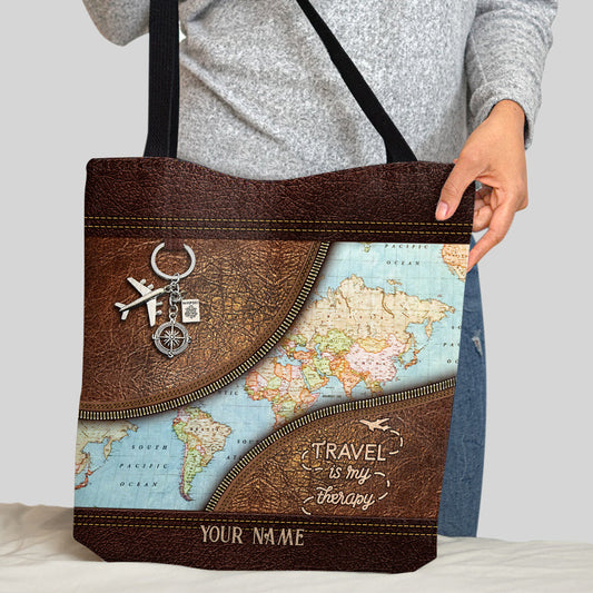 Voyager, c'est ma thérapie - Sac de voyage personnalisé