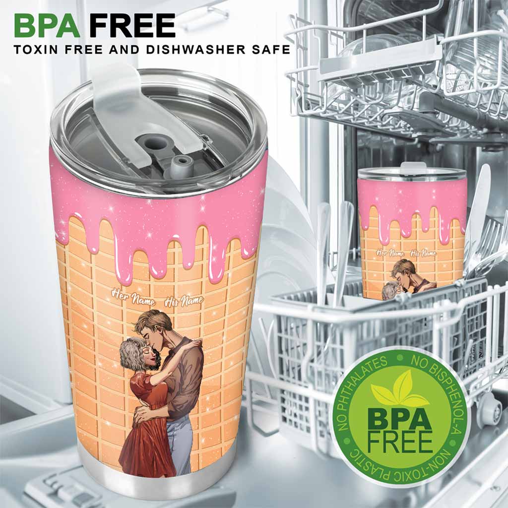 Certaines personnes valent la peine de fondre pour elles - Gobelet personnalisé pour couple