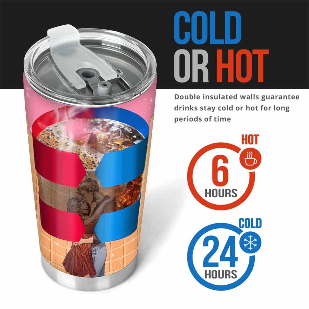 Certaines personnes valent la peine de fondre pour elles - Gobelet personnalisé pour couple