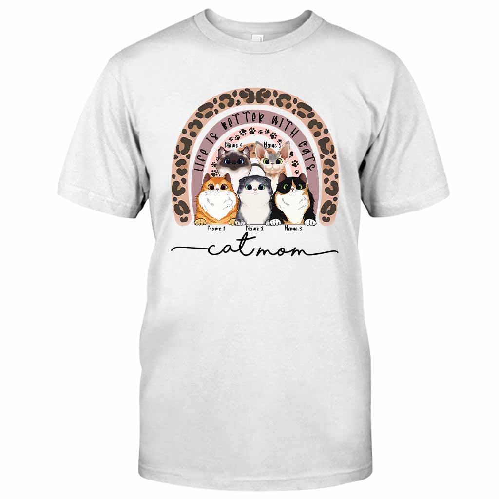 Maman Chat - T-shirt et sweat à capuche personnalisés pour chats