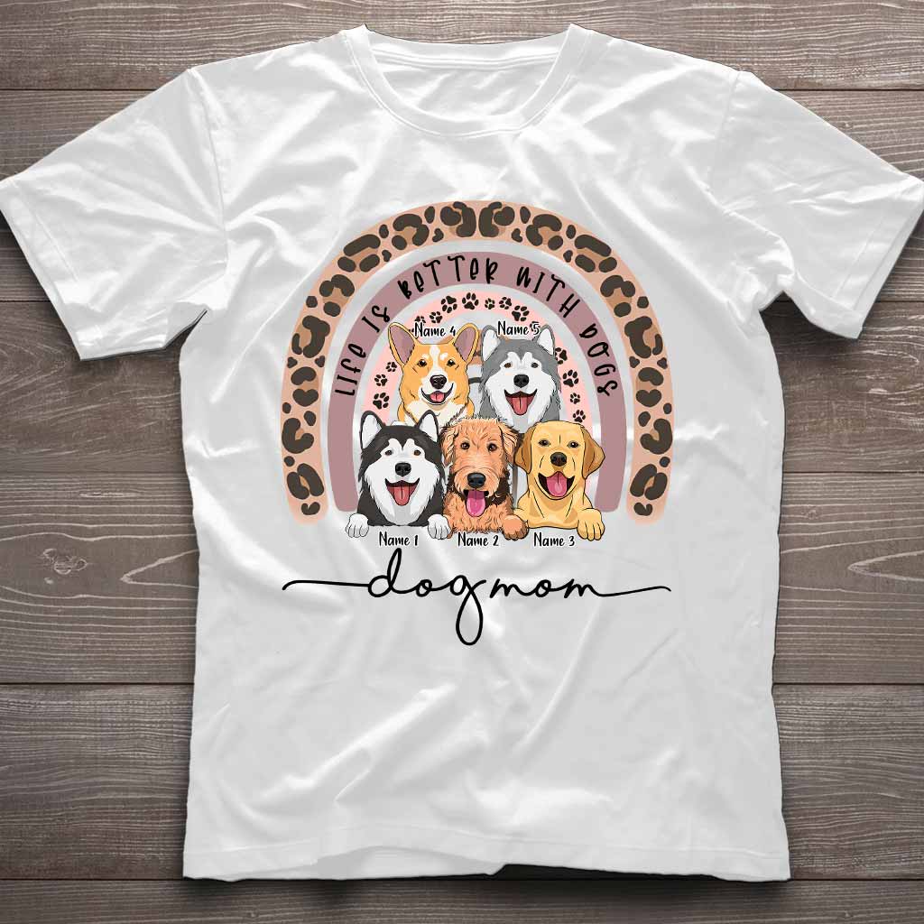 Dog Mom - Personalized Dog T-shirt and Hoodie