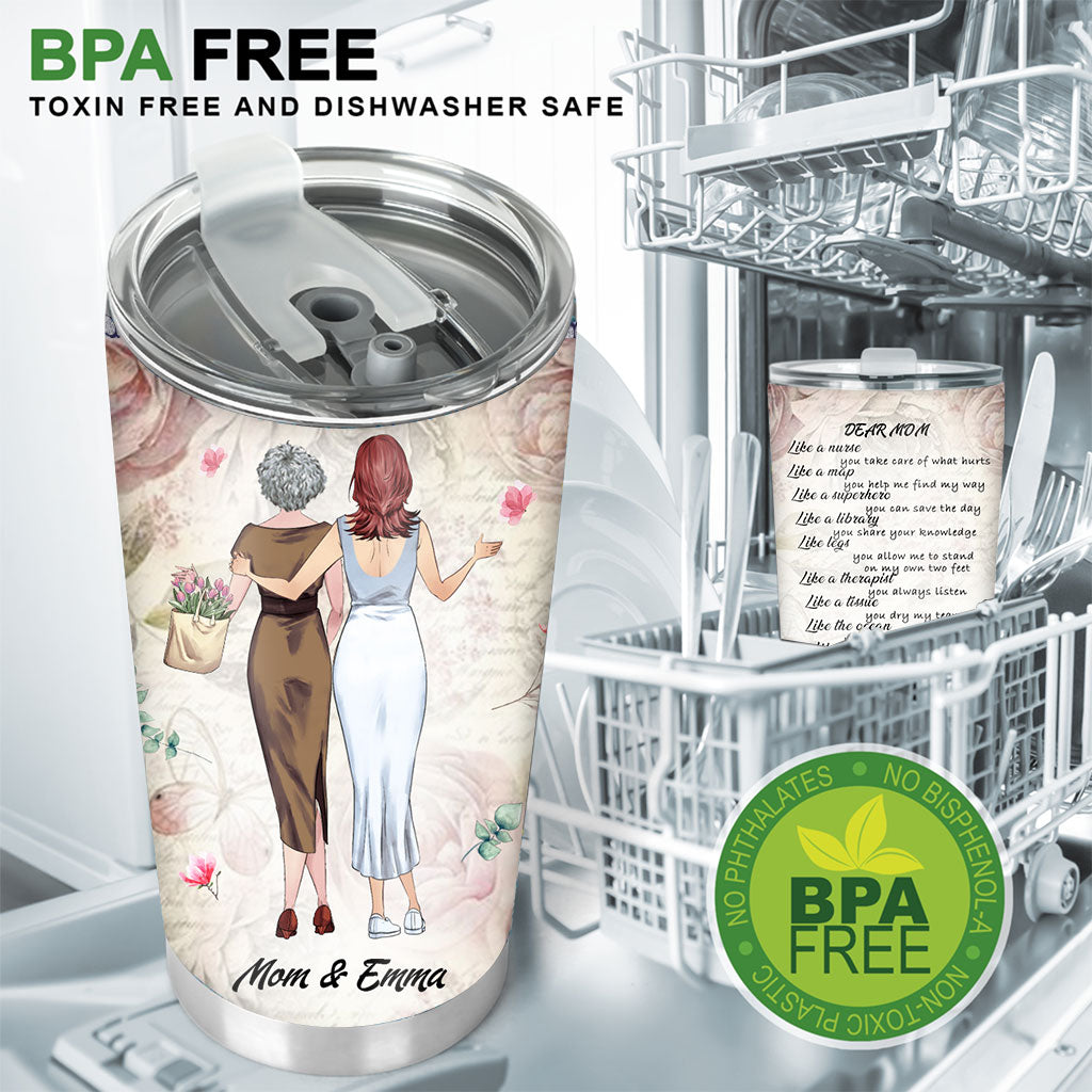 Dear Mom Like A Nurse - Personalized Mother's Day Mother Tumbler