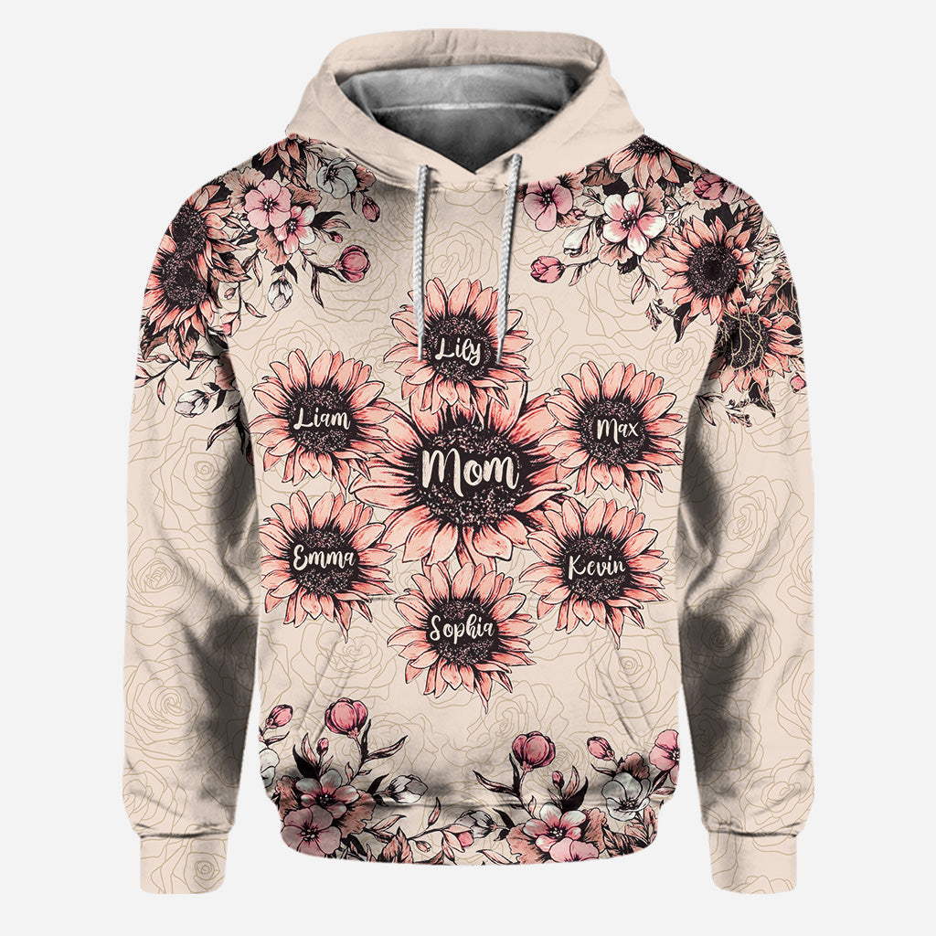 Meilleure maman du monde - Sweat à capuche et legging personnalisés pour la fête des mères
