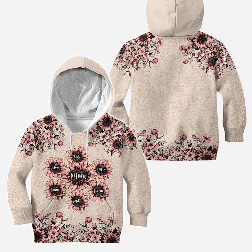 Meilleure maman du monde - Sweat à capuche et legging personnalisés pour la fête des mères