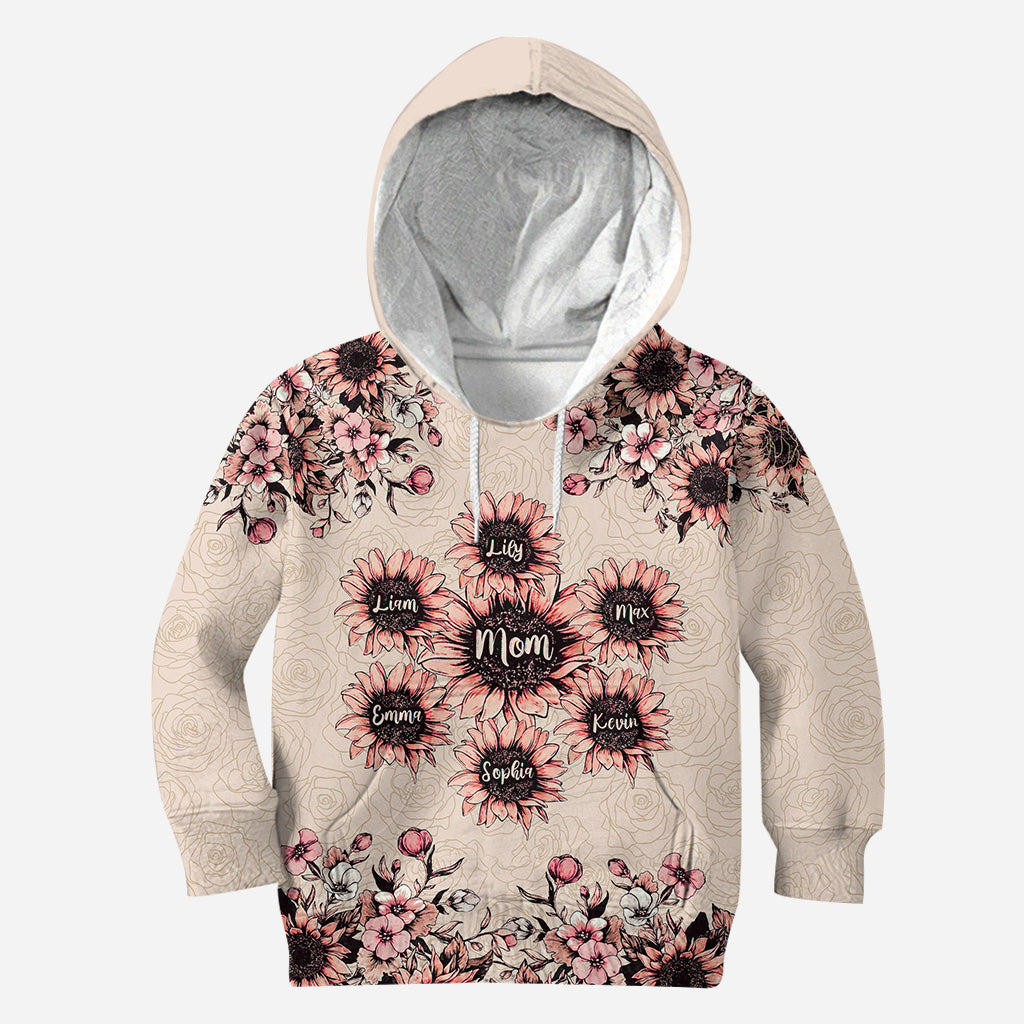 Meilleure maman du monde - Sweat à capuche et legging personnalisés pour la fête des mères
