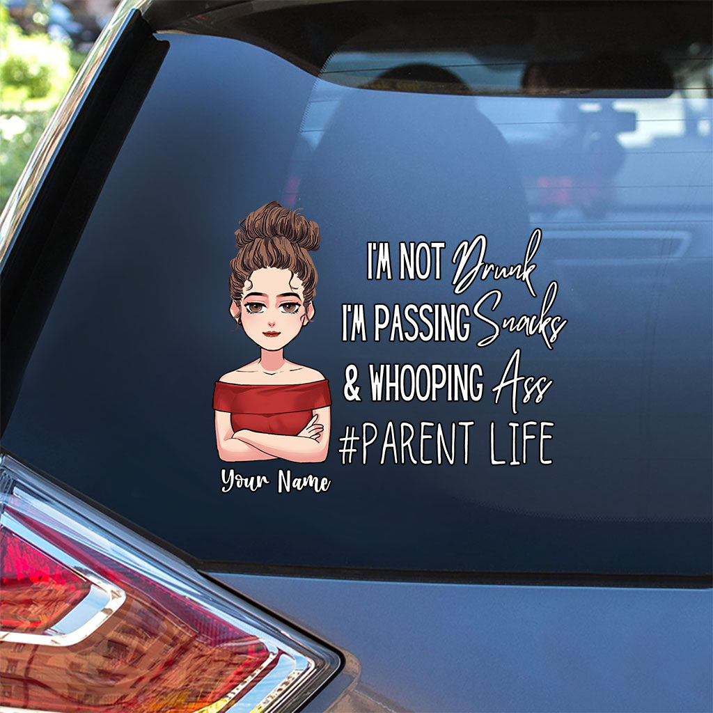 Je ne suis pas ivre - Autocollant personnalisé pour la fête des mères et la fête des pères