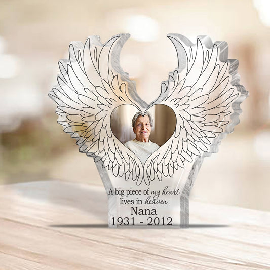 Always On My Mind - Memorial gift for who lose dad, who lose grandma, who lose grandpa, who lose husband, who lose wife, who lose daughter, who lose sister, who lose mom - Personalized Custom Shaped Acrylic Plaque