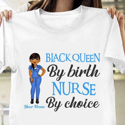 Infirmière noire - T-shirt et sweat à capuche personnalisés