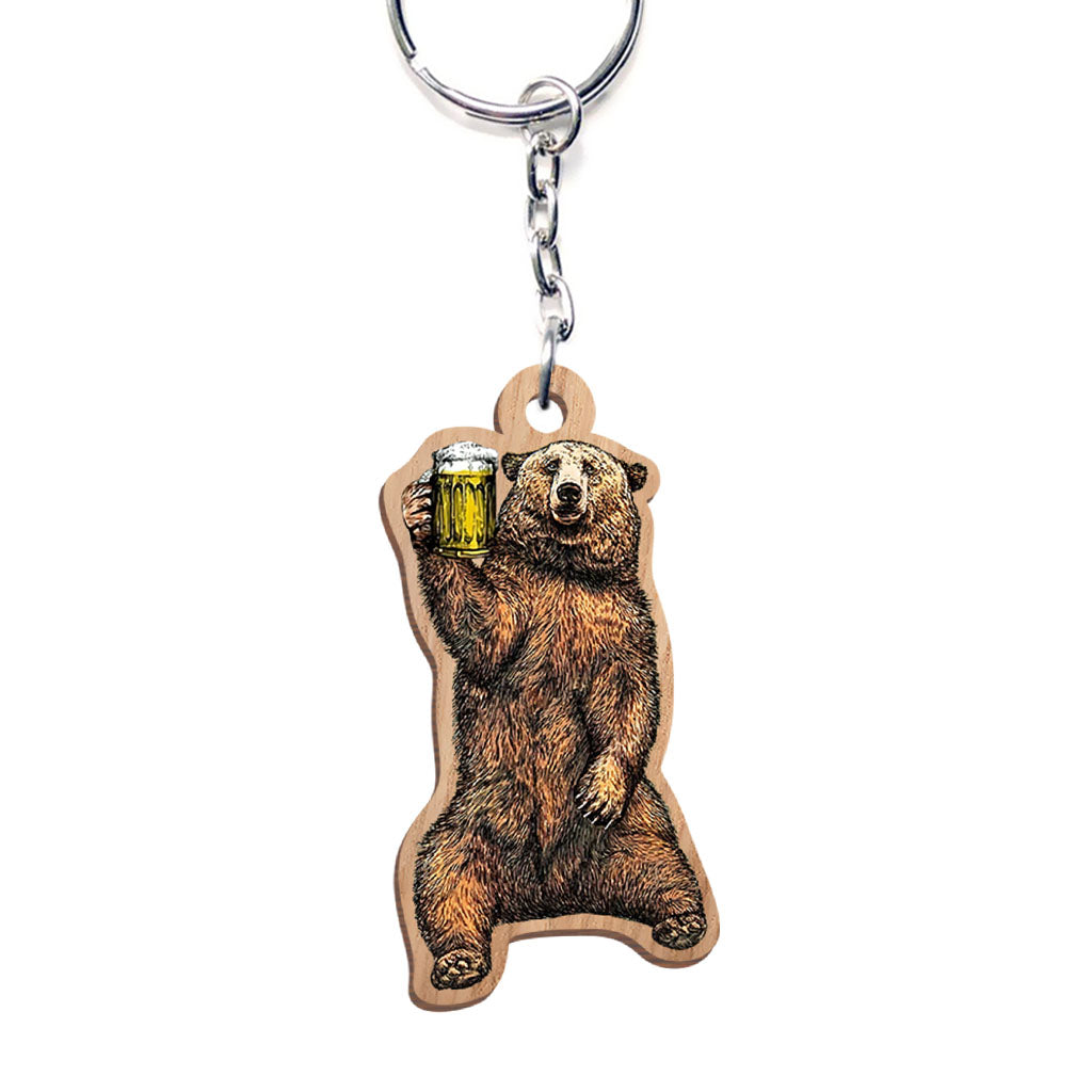 Porte-clés Papa - Figurine Papa (Imprimé des deux côtés)