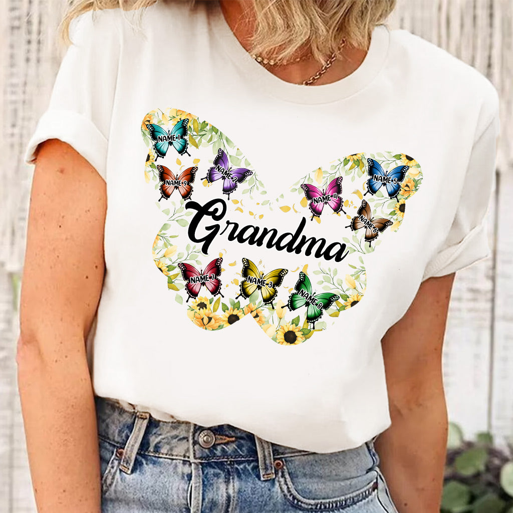 On t'aime - T-shirt et sweat à capuche personnalisés pour grand-mère