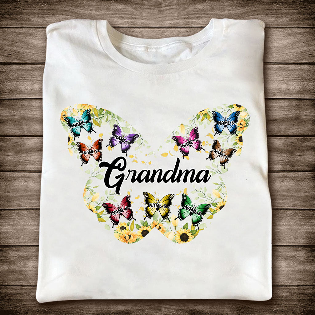 On t'aime - T-shirt et sweat à capuche personnalisés pour grand-mère