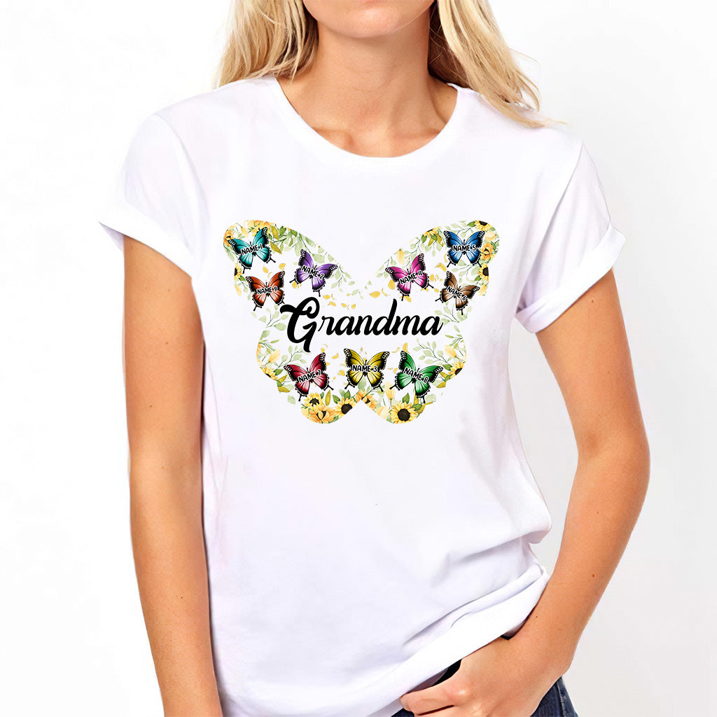 On t'aime - T-shirt et sweat à capuche personnalisés pour grand-mère