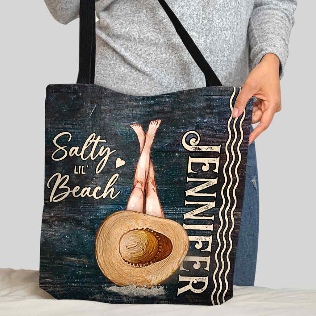 Salty Lil' Beach - Sac fourre-tout personnalisé pour les amoureux de la mer