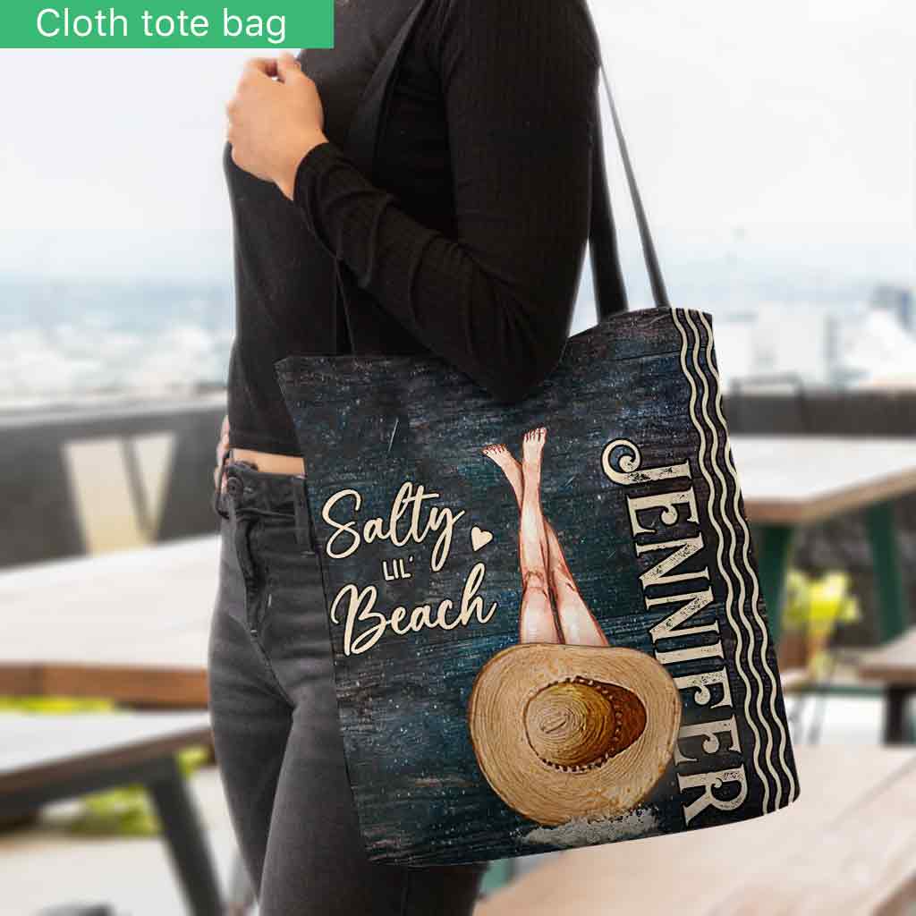 Salty Lil' Beach - Sac fourre-tout personnalisé pour les amoureux de la mer