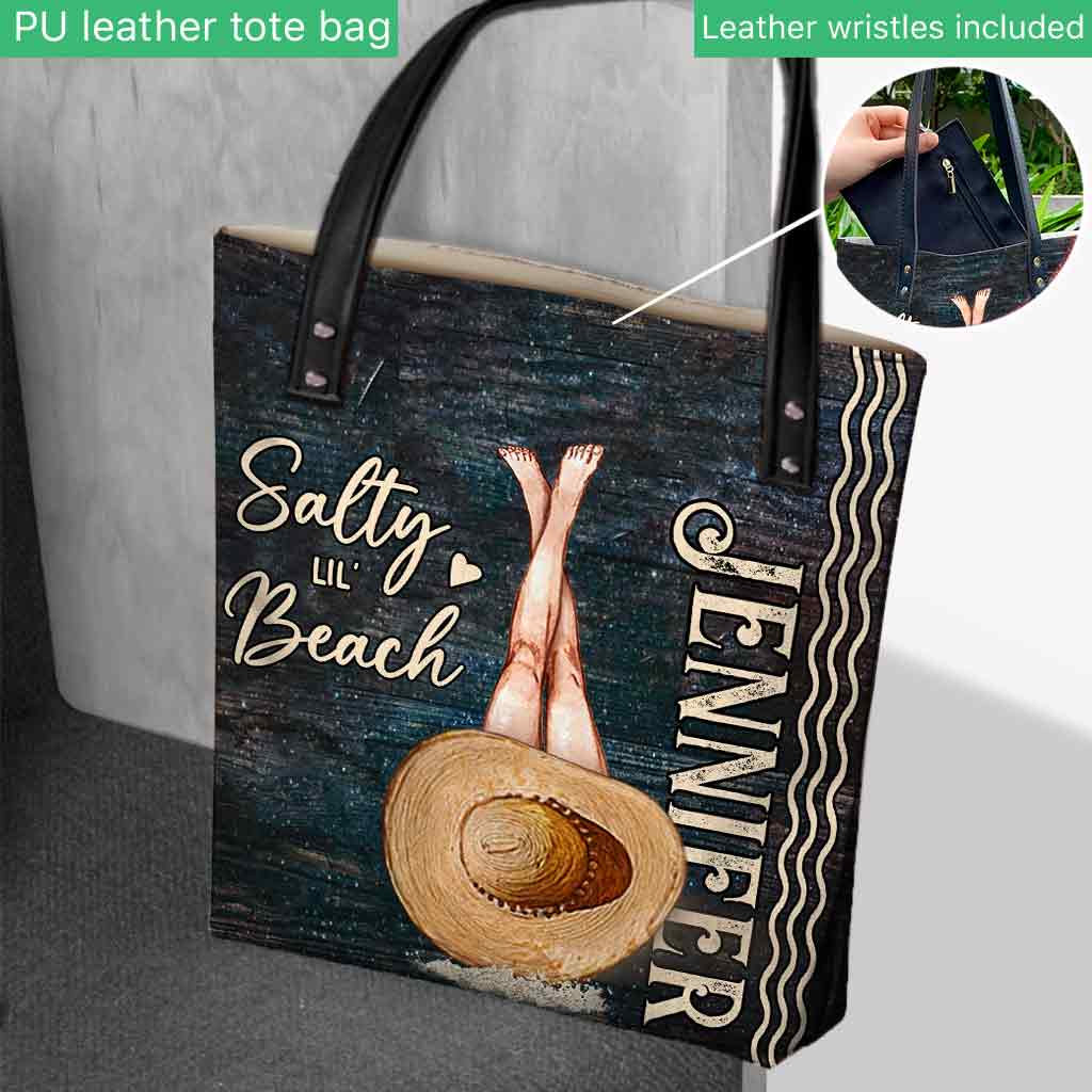Salty Lil' Beach - Sac fourre-tout personnalisé pour les amoureux de la mer