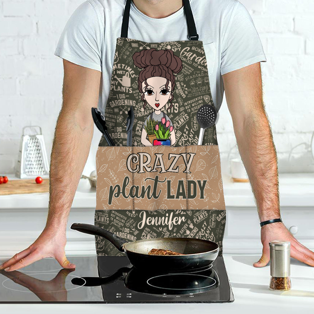 Tablier de jardinage personnalisé « Juste une fille qui aime jardiner »