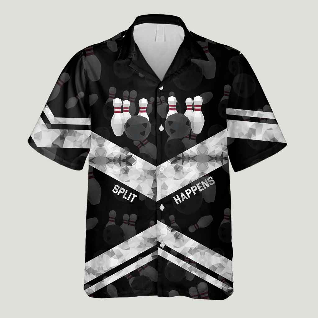 Split Happens - Chemise hawaïenne de bowling