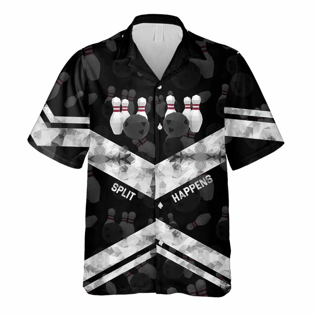 Split Happens - Chemise hawaïenne de bowling