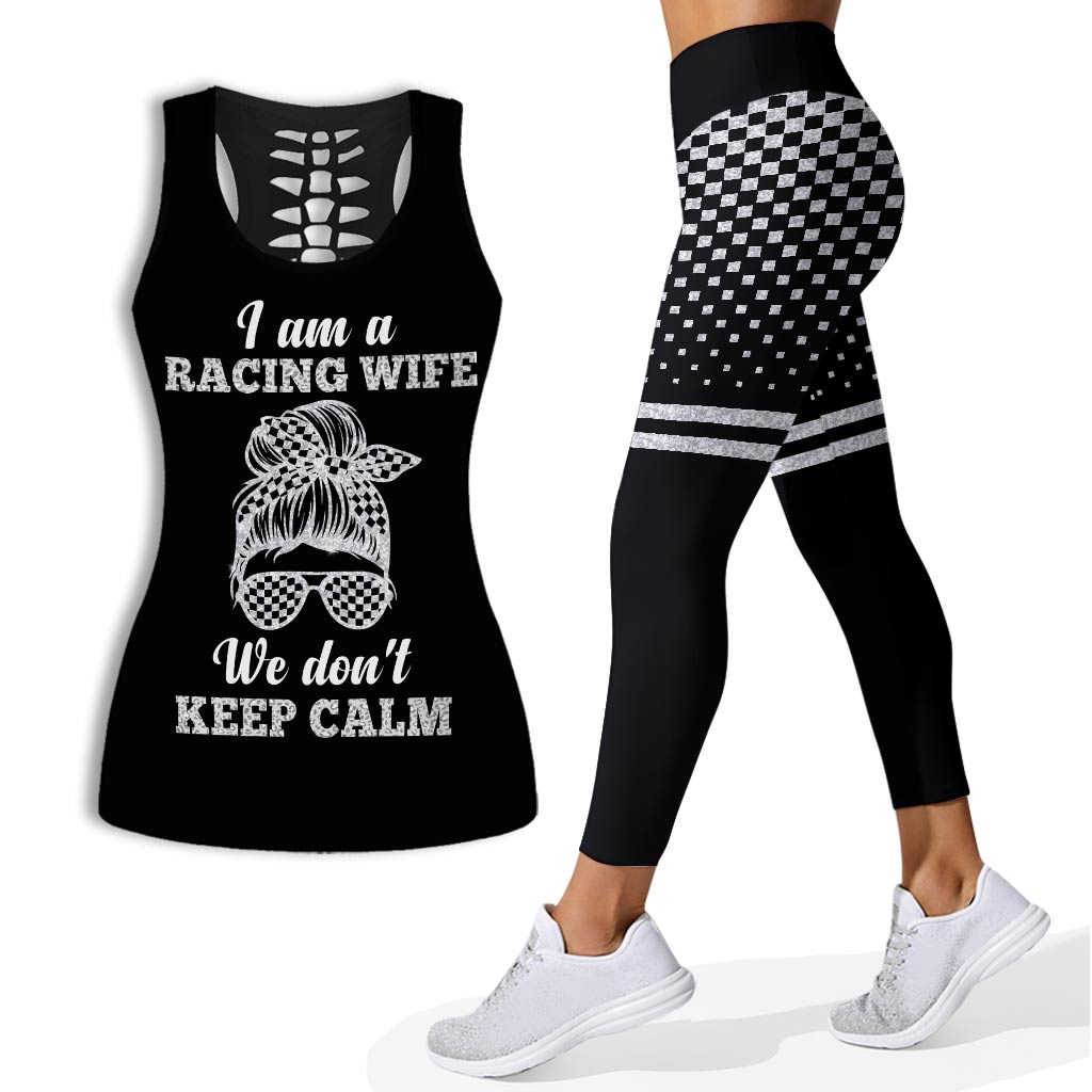 I'm A Racing Wife - Racing Hollow Tank Top and Leggings