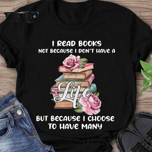 T-shirt et sweat à capuche « Je lis des livres » 092021