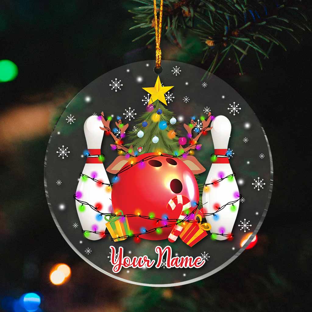 Bowling de Noël - Ornement personnalisé