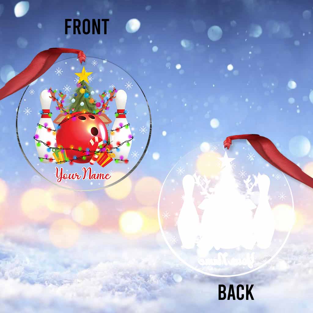 Bowling de Noël - Ornement personnalisé
