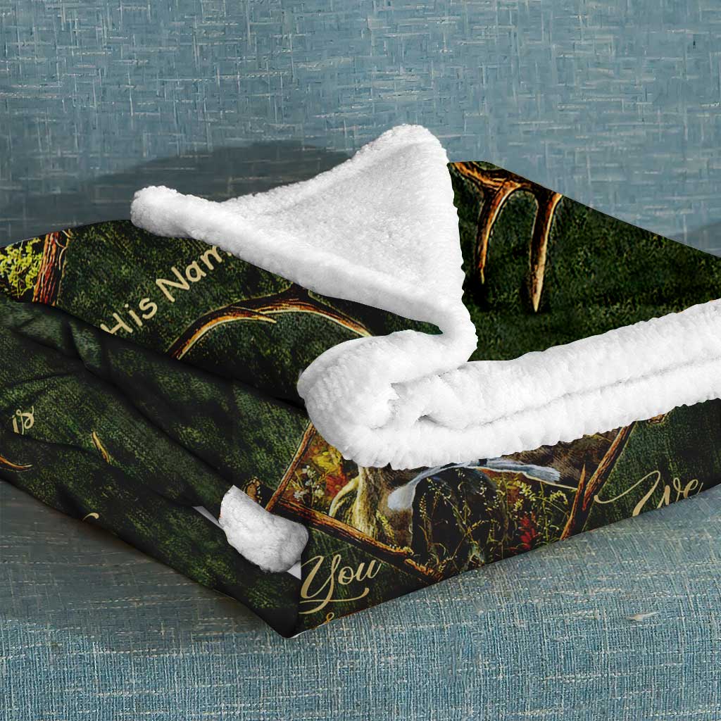 Couverture de chasse personnalisée pour couples « Toi et moi »