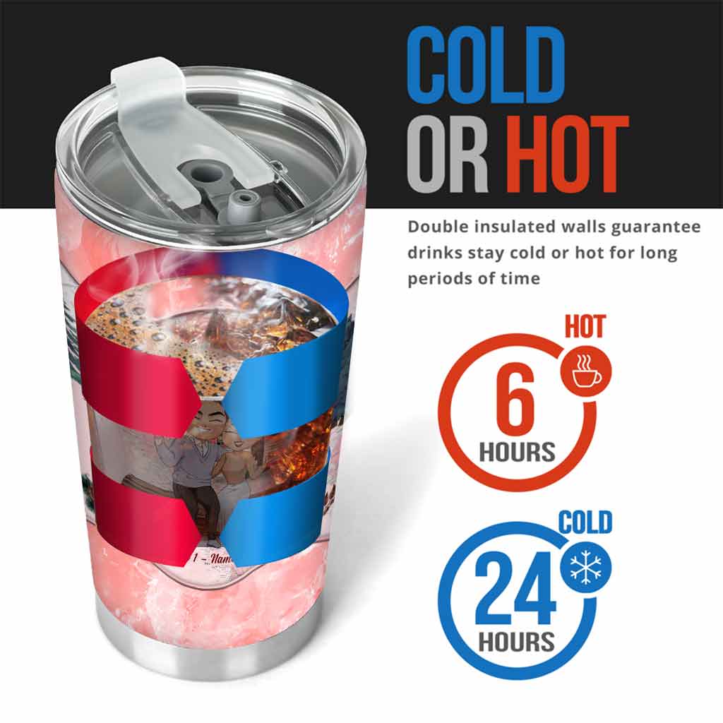 Je t'aime plus que le camping - Gobelet isotherme personnalisé pour couples