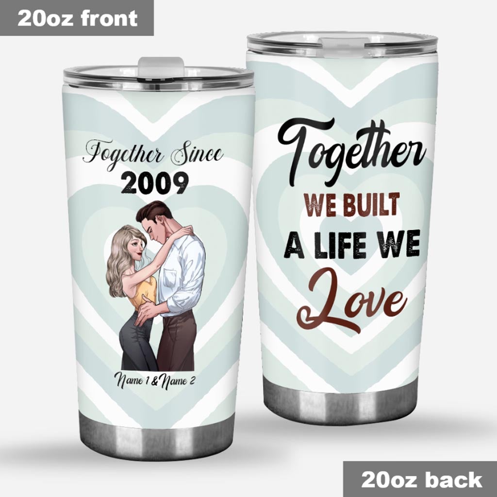 Ensemble depuis - Gobelet personnalisé pour couples