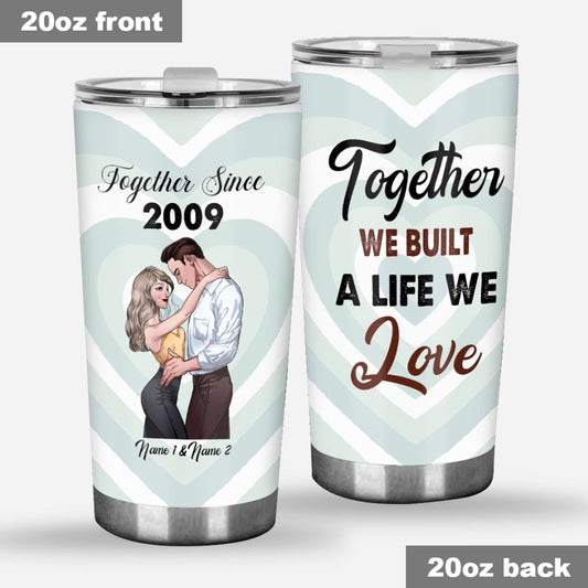 Ensemble depuis - Gobelet personnalisé pour couples