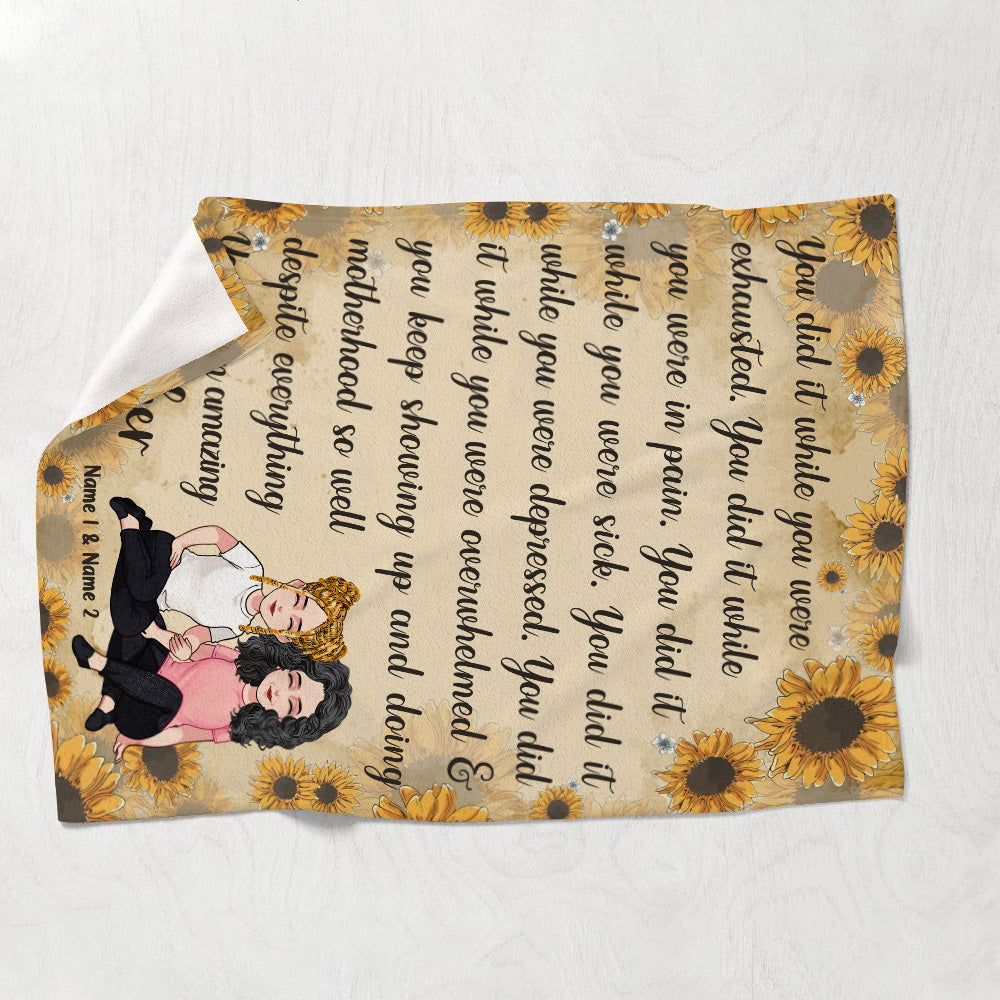 Tu es une maman formidable - Couverture personnalisée pour la fête des mères