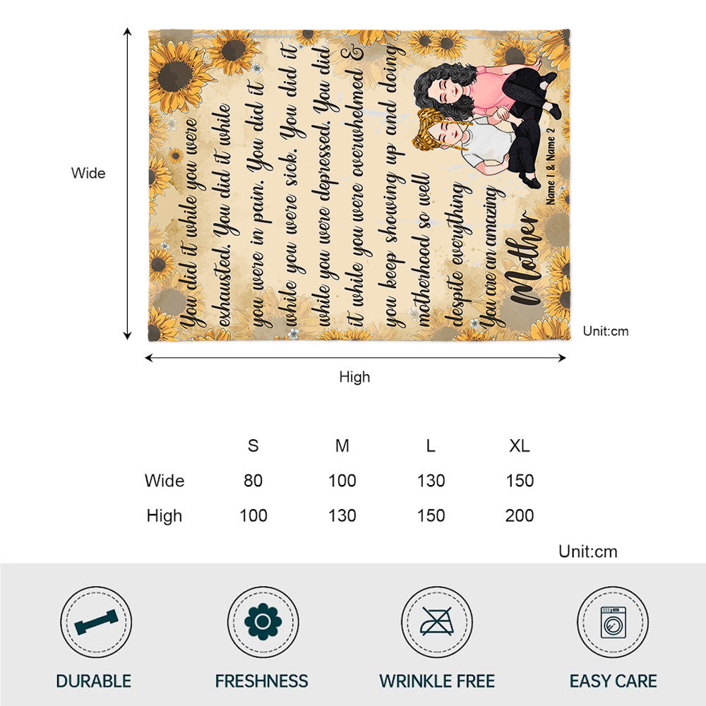 Tu es une maman formidable - Couverture personnalisée pour la fête des mères