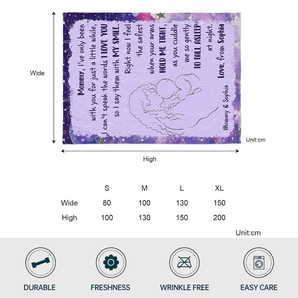 Je n'ai été avec toi que peu de temps - Couverture personnalisée pour la fête des mères