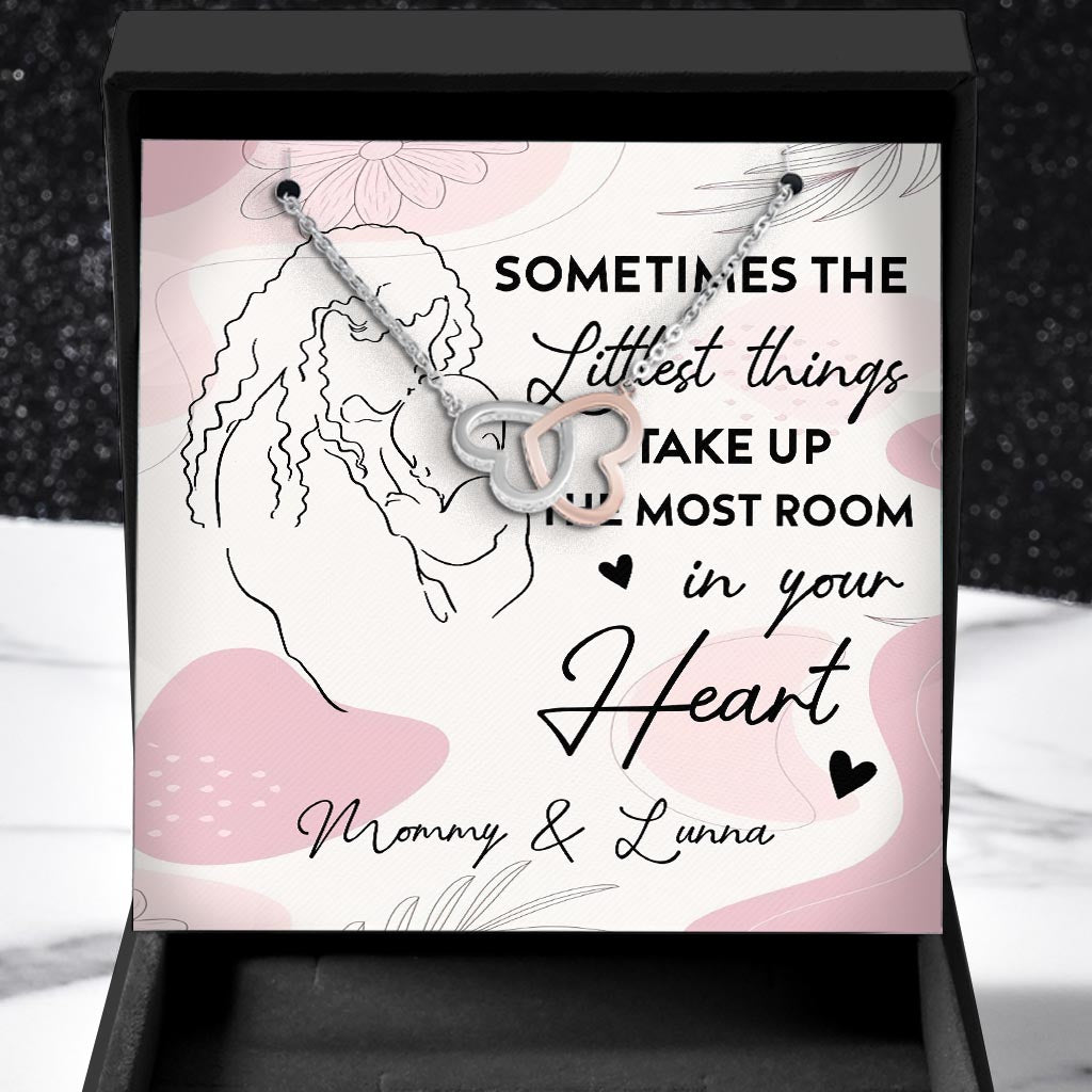 Parfois, ce sont les petites choses qui comptent - Collier personnalisé pour la fête des mères 