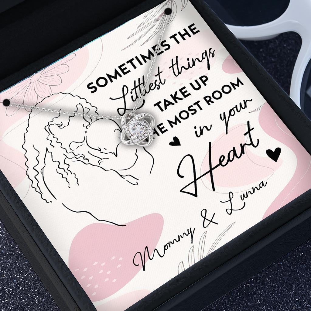 Parfois, ce sont les petites choses qui comptent - Collier personnalisé pour la fête des mères 