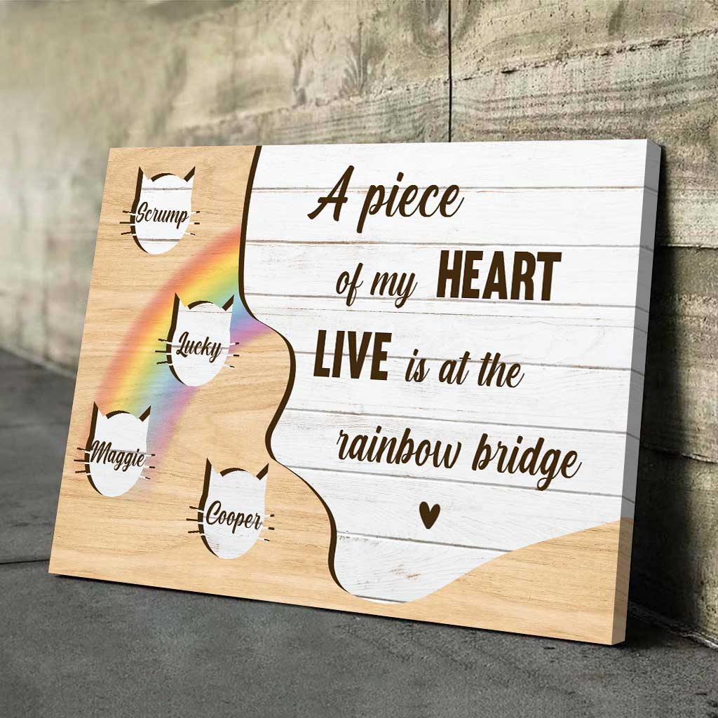 A Piece Of My Heart - Personalized Cat Poster