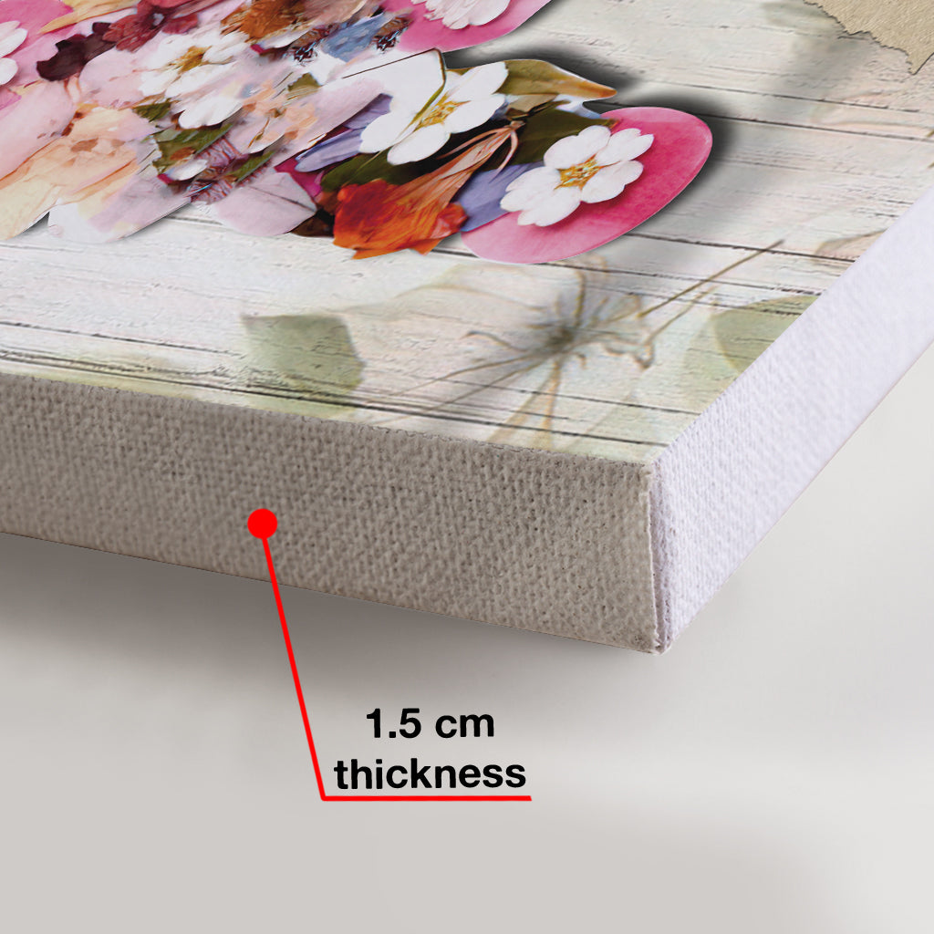 Tu es le monde - Toile et affiche personnalisées pour maman