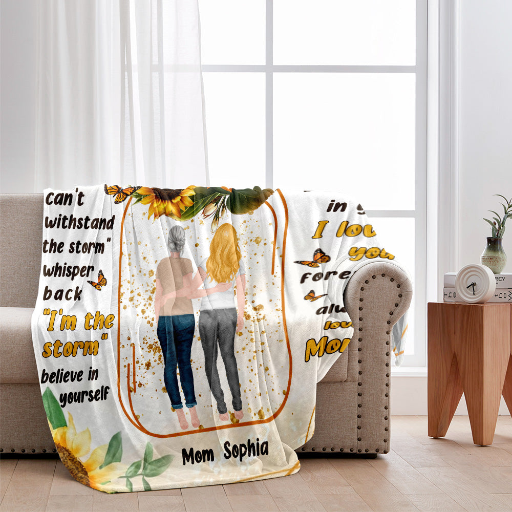 To My Daughter - Personalized Mother's Day Mother Blanket