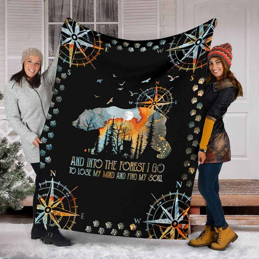 Et je m'enfonce dans la forêt - Couverture de camping