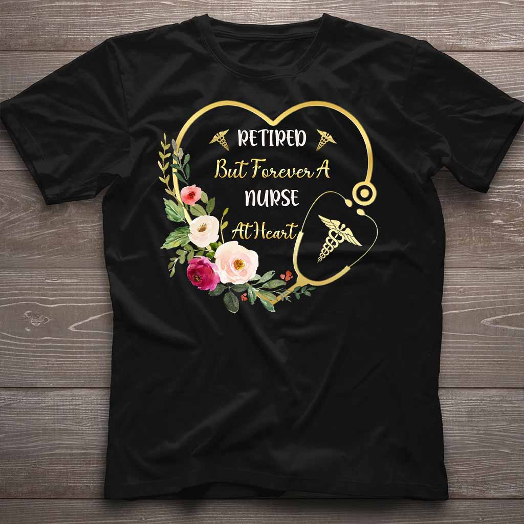 Infirmière dans l'âme pour toujours - T-shirt et sweat à capuche Infirmière