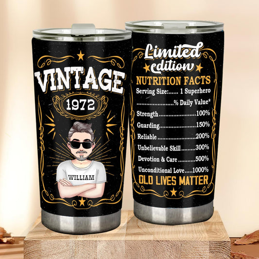 Old Lives Matter - Personalized Birthday Tumbler