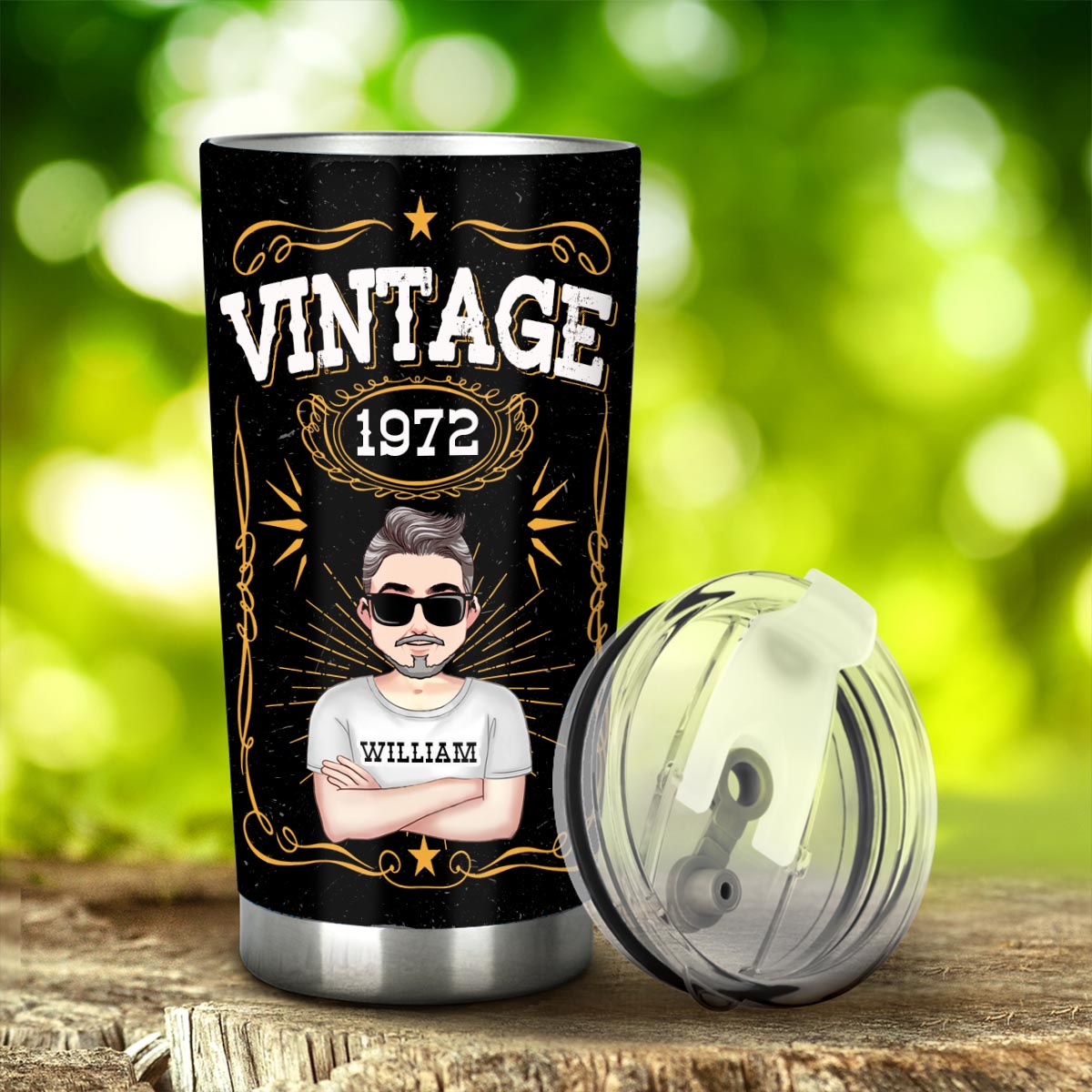 La vie des personnes âgées compte - Gobelet d'anniversaire personnalisé