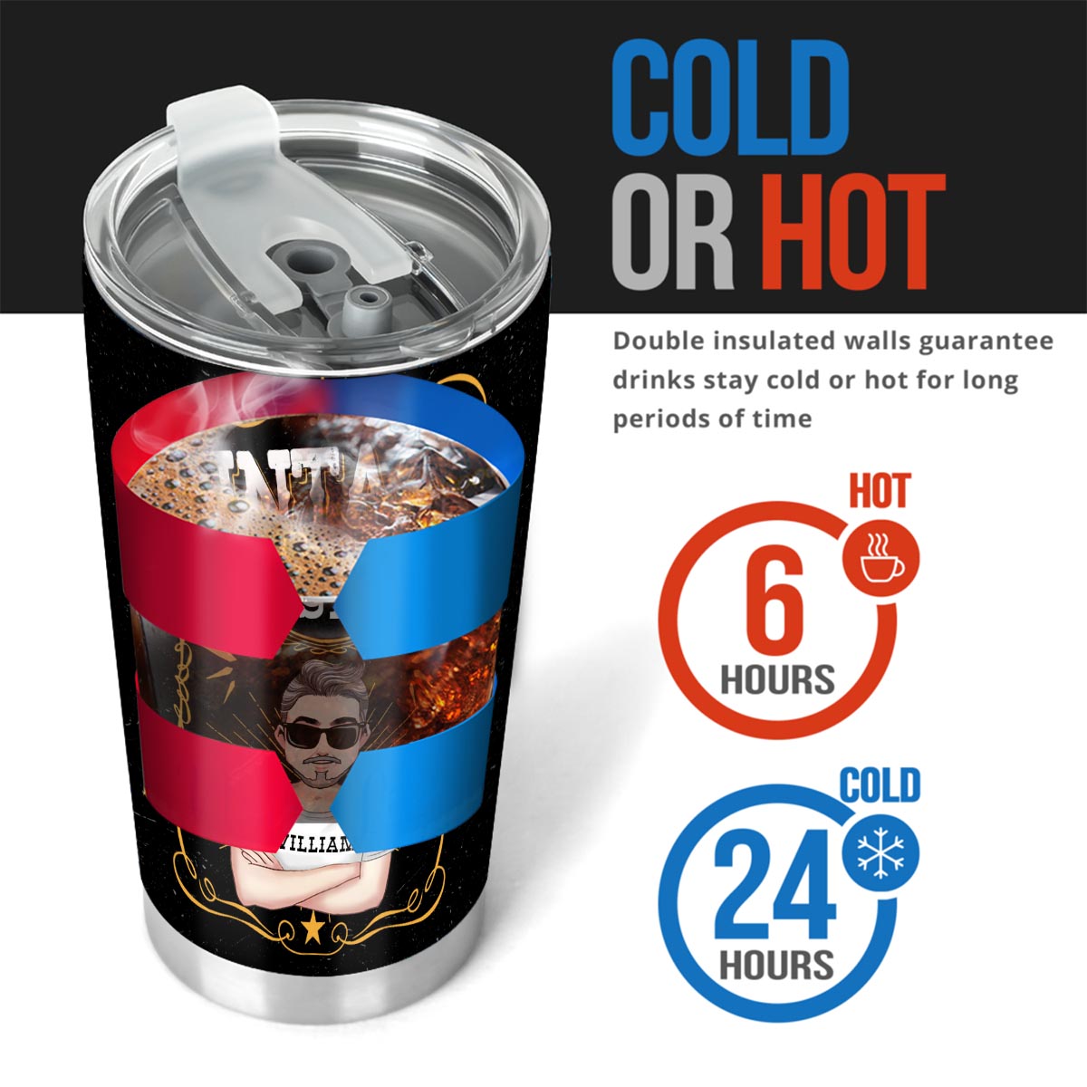 La vie des personnes âgées compte - Gobelet d'anniversaire personnalisé