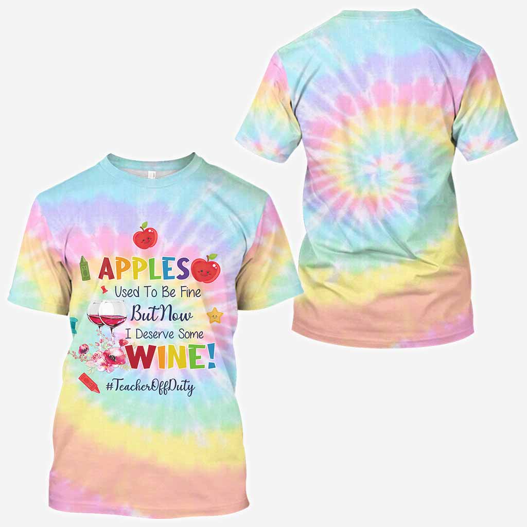 Apples Used To Be Fine - Personalized Teacher All Over T-shirt and Hoodie