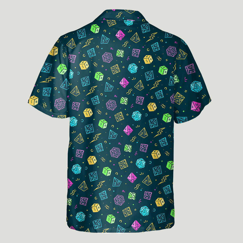 Dungeon Dad - Personalized RPG Hawaiian Shirt