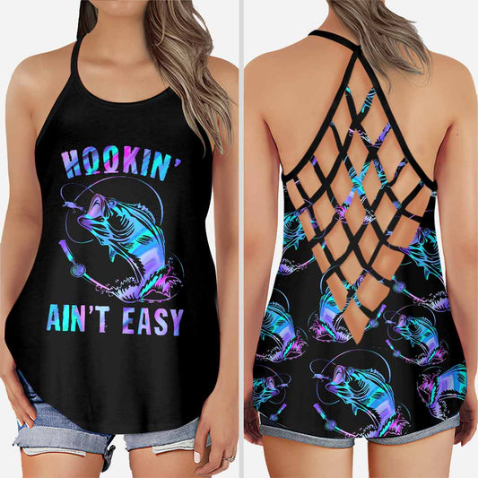 Débardeur croisé Love Fishing Girl