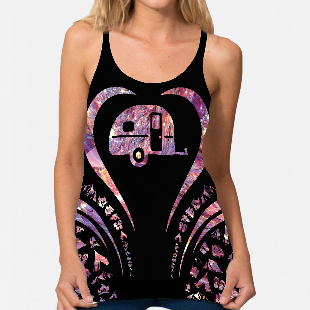 Camping Cross Tank Top