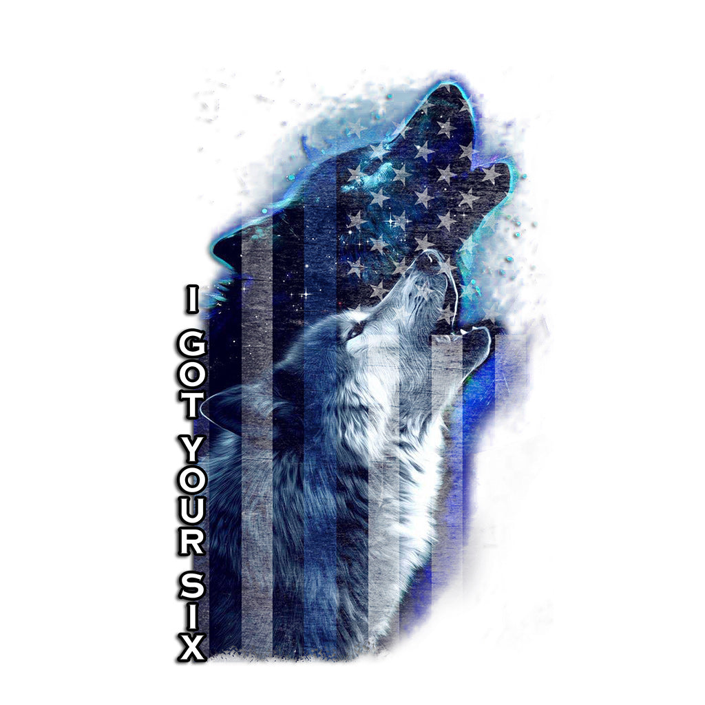 Je vous couvre - Autocollant complet pour policier du jour de l'indépendance